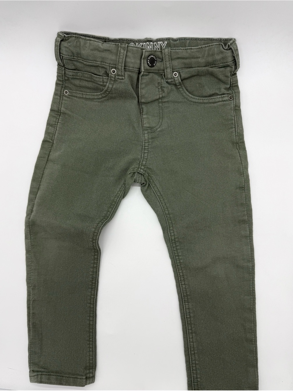 Zara Olive Green Skinny Jeans 2-3t